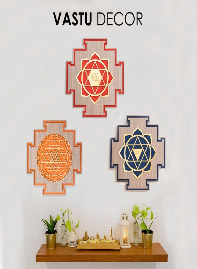 SOLOBOLO Shree Mahalaxmi Saraswati Yantra | Wall Decor Set | Vastu Item for Wealth and Knowledge | Spiritual Decor for Home, Office, Vastu Gift for Special Occasions (Yantra Combo, 6 Inch) - Image 2